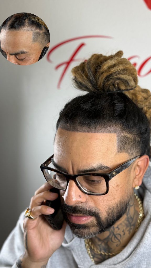 A crisp barber lineup