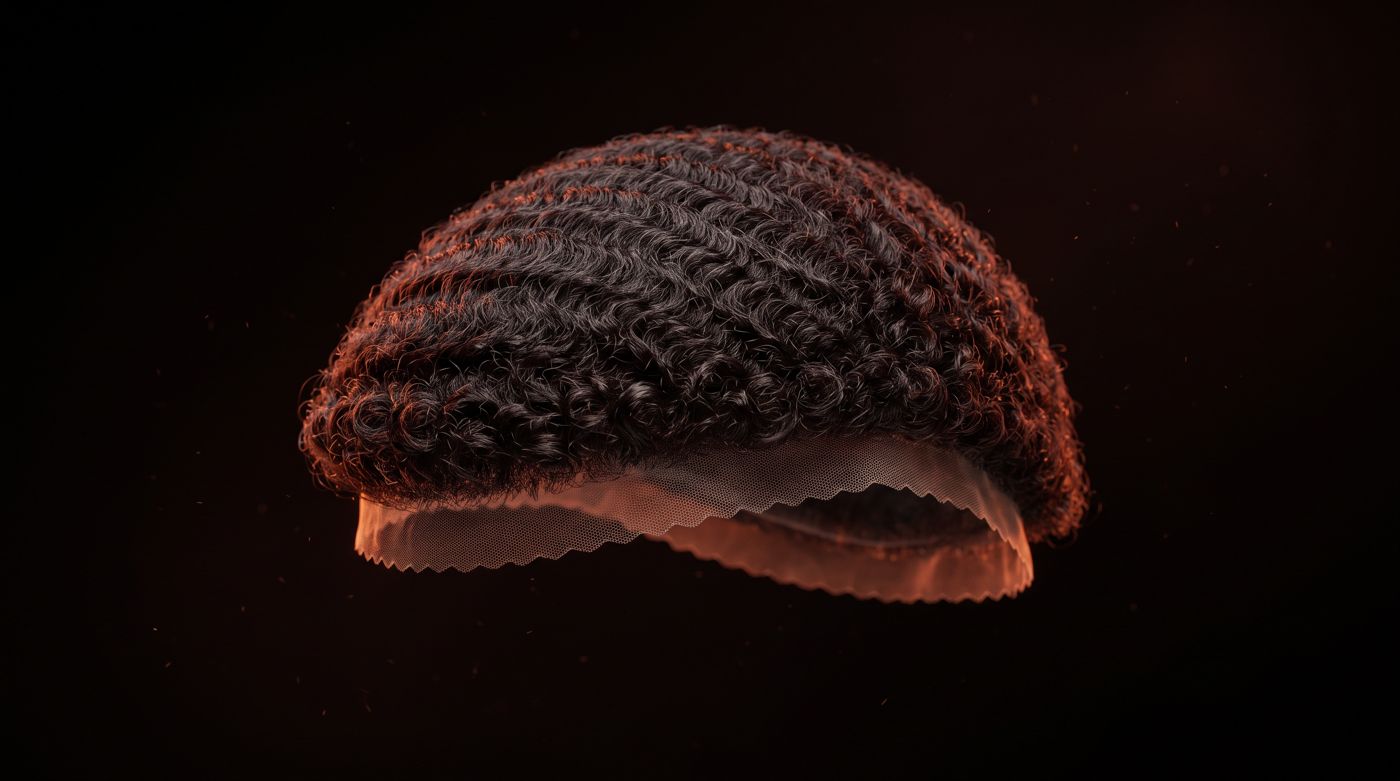 The lace-base hair system itself